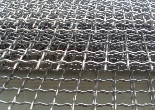 1 24 Mesh SS201 Crimped Wire Mesh Rolling Before Weaving