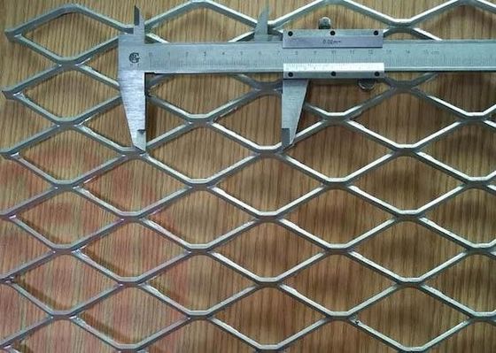 Acid Resistant 316SS Expanded Mesh Sheets LWM 4.5mm 200mm Stretch Plate Mesh